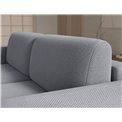 Corner sofa Elcossta R, sleeping function, Calmora 05, grey, H95x244x154cm