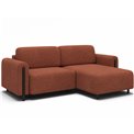 Corner sofa Elcossta R, sleeping function, Jaffray 30, brown, H95x244x154cm