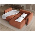 Corner sofa Elcossta R, sleeping function, Jaffray 30, brown, H95x244x154cm