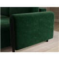Corner sofa Elcossta R, sleeping function, Amore 35, boucle, dark green, H95x244x154cm