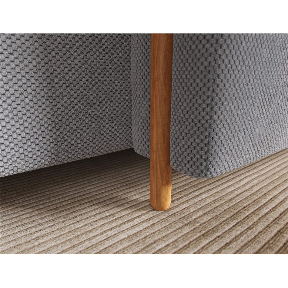 Corner sofa Elcossta R, sleeping function, Calmora 05, grey, H95x244x154cm