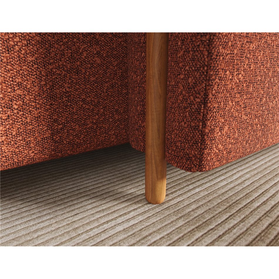 Corner sofa Elcossta R, sleeping function, Jaffray 30, brown, H95x244x154cm