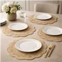 Placemat Paderno 2, brown, D38cm