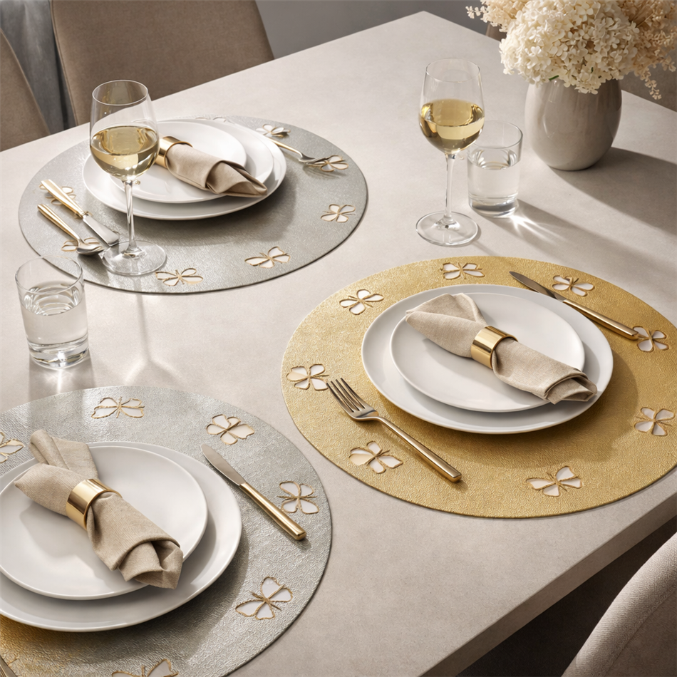 Placemat Padova, gray, D38cm