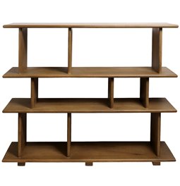 Bookshelf Sarinen, mango wood, H115x140x35cm