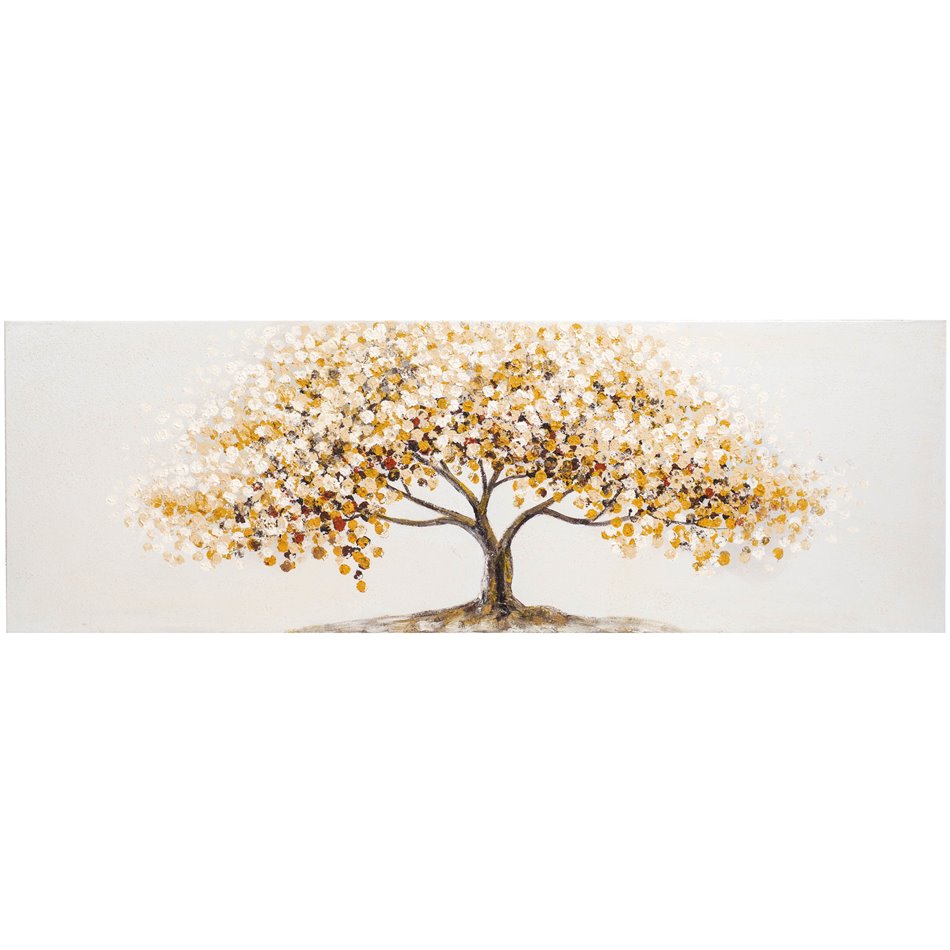 Oil paiting Flowering Tree, 150x50cm