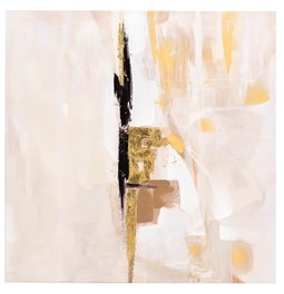 Oil paiting Golden Shimmer, 80x80cm