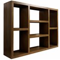 Bookshelf Saganta, mango wood, H95x130x30cm