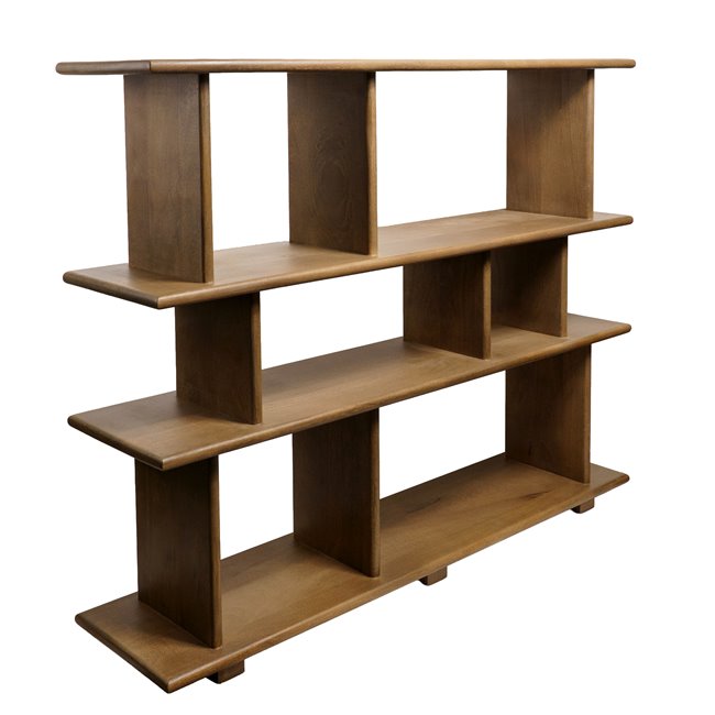 Bookshelf Sarinen, mango wood, H115x140x35cm