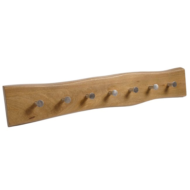 Wall hanger Safora, mango wood/metal, H13x80x6cm