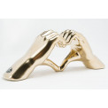Decorative figure Hand Heart, 30x7x10cm