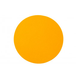 Placemat, yellow colour, felt, D35cm