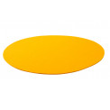 Placemat, yellow colour, felt, D35cm