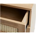 Chest of drawers Usakola, natural, MDF/metal, H75x80x40cm