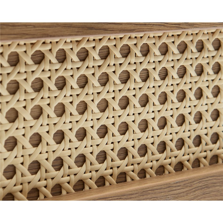 Chest of drawers Usakola, natural, MDF/metal, H75x80x40cm