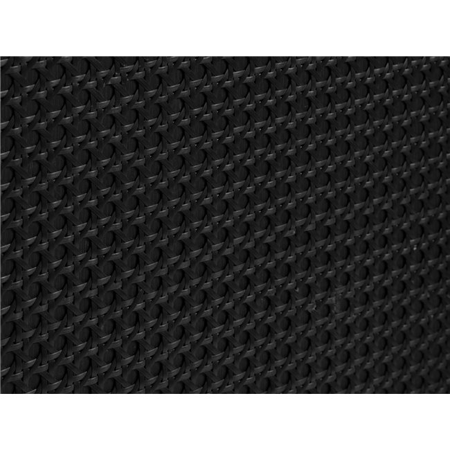 TV table Usakola, black, MDF/metal, H43x120x40cm