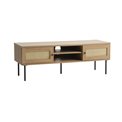 TV table Usakola, natural color, MDF/metal, H43x120x40cm
