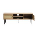 TV table Usakola, natural color, MDF/metal, H43x120x40cm
