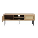 TV table Usakola, natural color, MDF/metal, H43x120x40cm