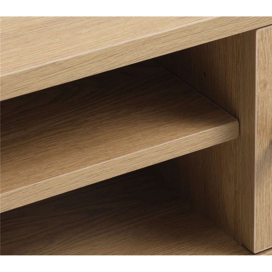 TV table Usakola, natural color, MDF/metal, H43x120x40cm