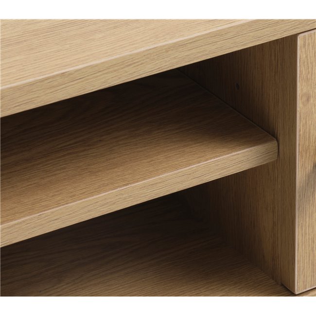 TV table Usakola, natural color, MDF/metal, H43x120x40cm