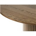 Round dining table Nola, oak veneer/MDF, D120cm H75cm