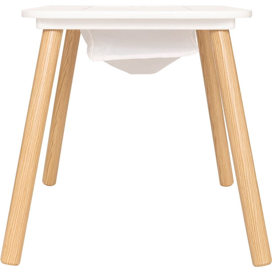 Children's table BULDY BRIK, MDF/pine wood legs, 68.5x46.5cm H43cm
