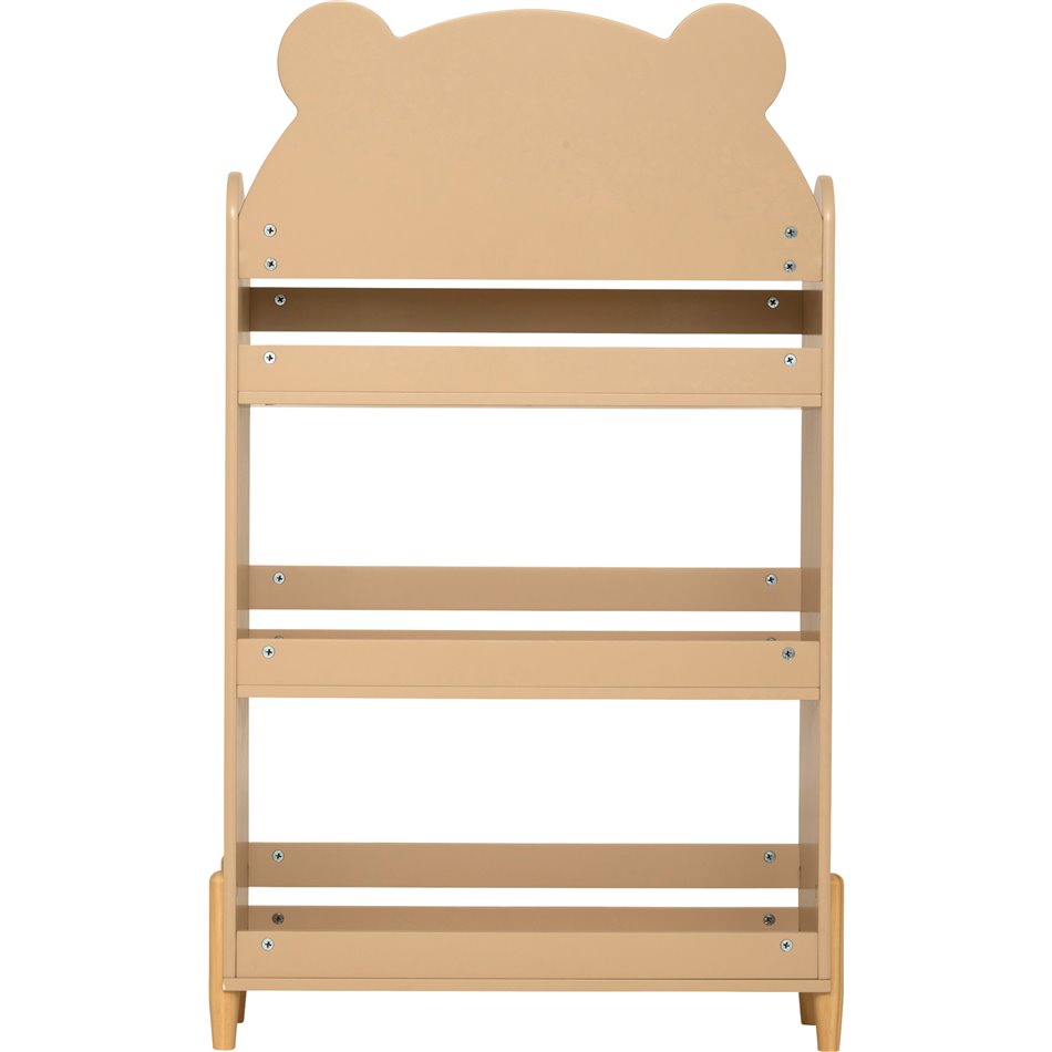 Bookcase Sweet Bear, MDF, beige, H100x61.5x18.5cm
