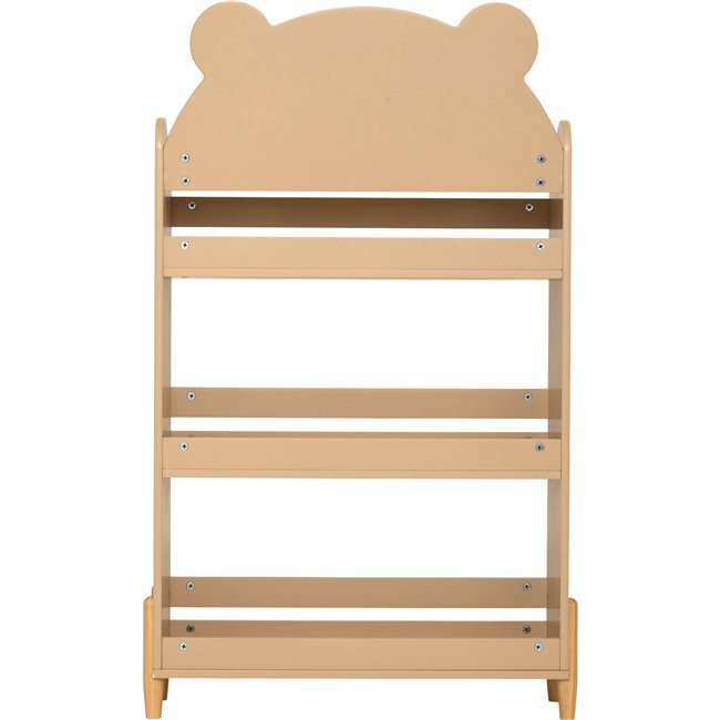 Bookcase Sweet Bear, MDF, beige, H100x61.5x18.5cm