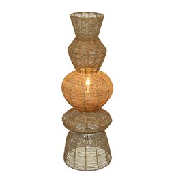 Торшер TITUS NAT, джутовый абажур, H109cm, D37cm, E27 40W(MAX)