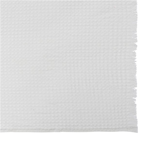 Throw Waffle Widdy, white, 130x180cm