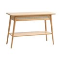 Console Ubarali, natural color, plywood/oak veneer, H75x110x40cm