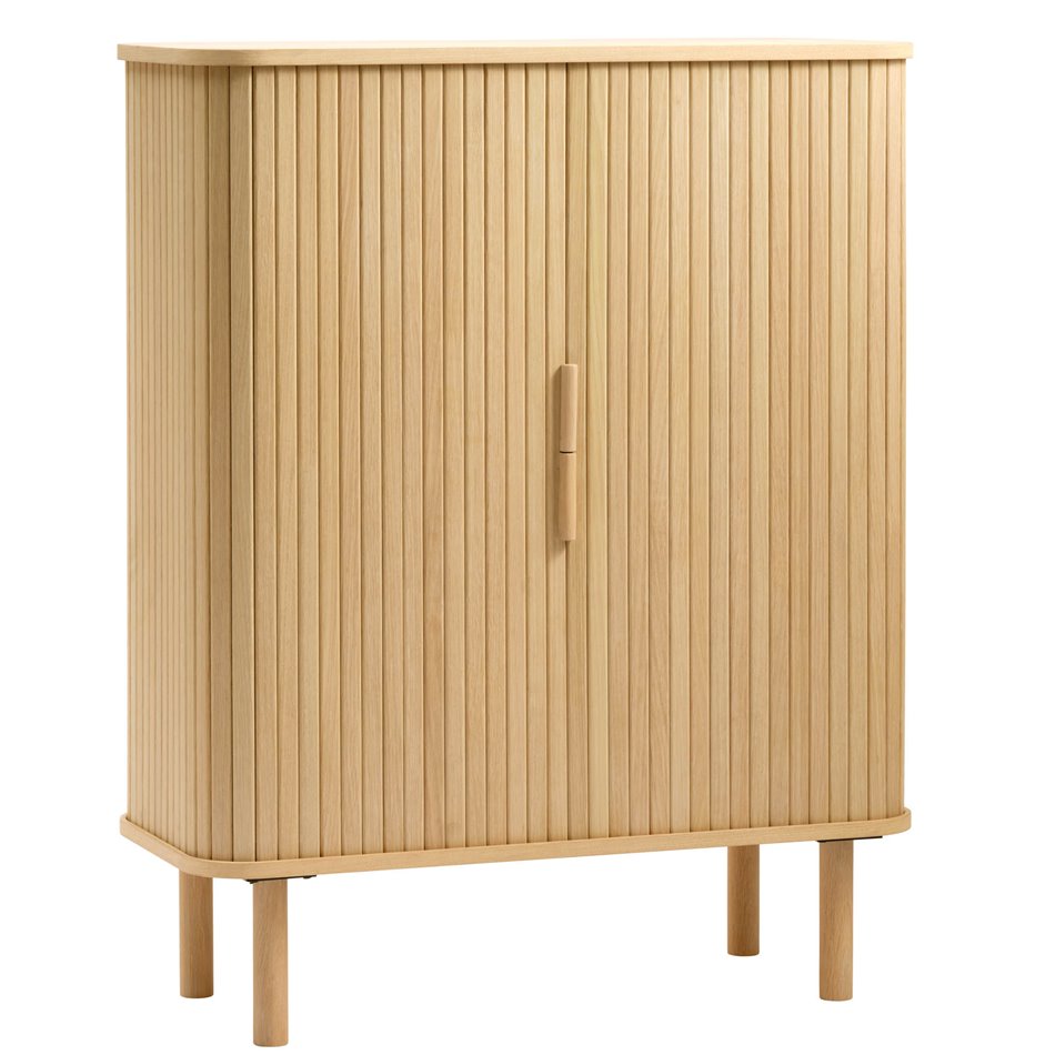 Шкаф Unkavo, натурального цвета, шпон дуба/MDF, H113х90х40см