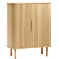 Шкаф Unkavo, натурального цвета, шпон дуба/MDF, H113х90х40см