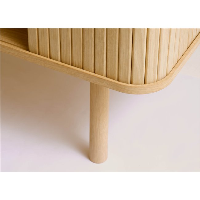 Шкаф Unkavo, натурального цвета, шпон дуба/MDF, H113х90х40см