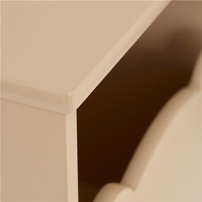 Nightstand Sweet Bear, MDF/pine wood legs, H40x35.5x33cm