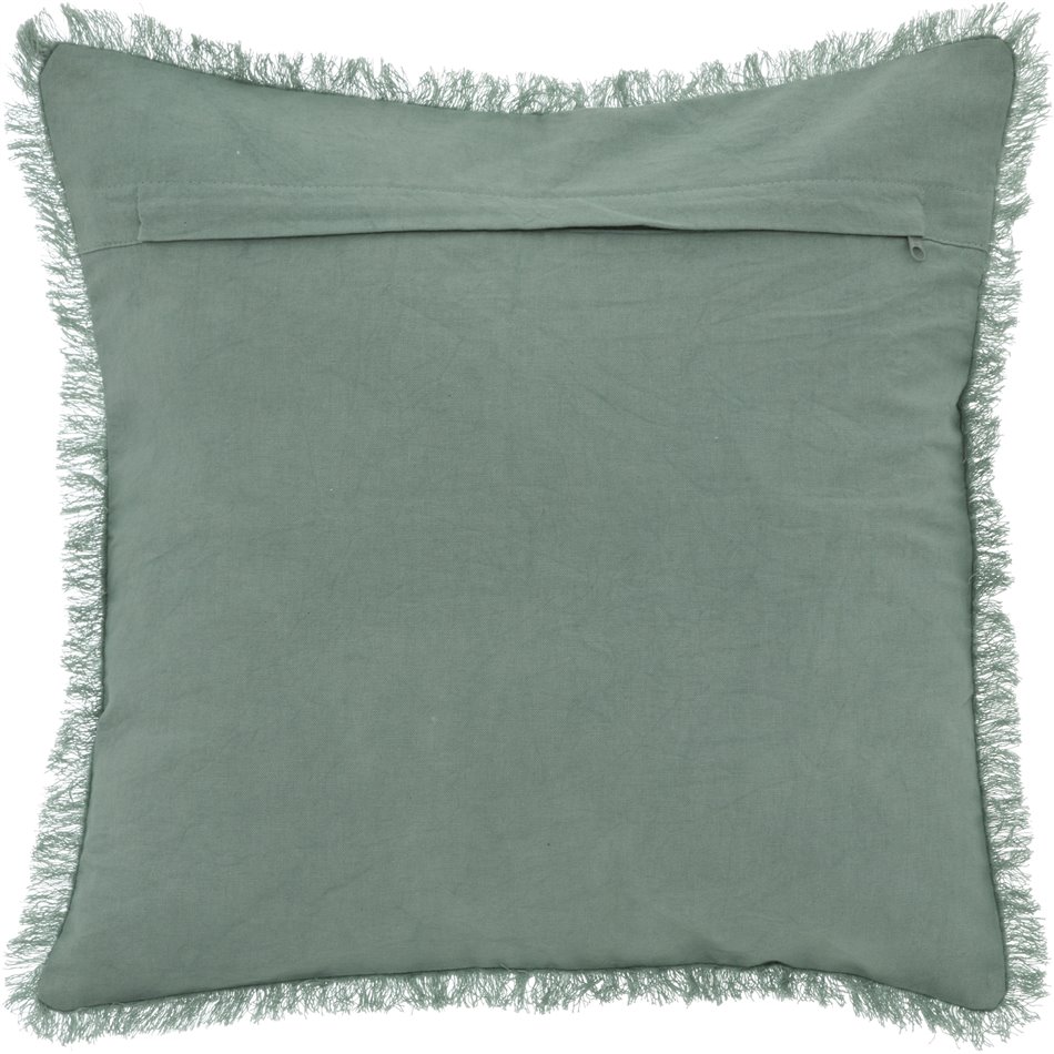 Decorative cushion Waffle Widdy, blue-gray, 45x45cm