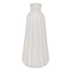 Vase Fernand BLC, ceramic, white, H30cm, D13cm