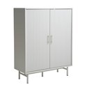 Шкаф Unalma, белый, MDF/металл, H125x40x100см