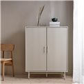 Шкаф Unalma, белый, MDF/металл, H125x40x100см