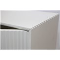 Шкаф Unalma, белый, MDF/металл, H125x40x100см