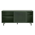 Chest of drawers Uvep, olive green, steel, H75x160x45cm