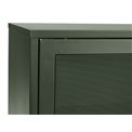 Chest of drawers Uvep, olive green, steel, H75x160x45cm