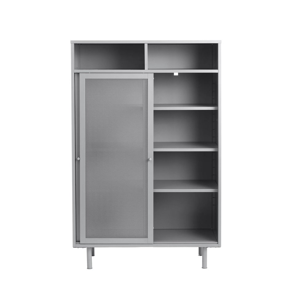 Шкаф Uvep, серый, сталь, H140х90х40см