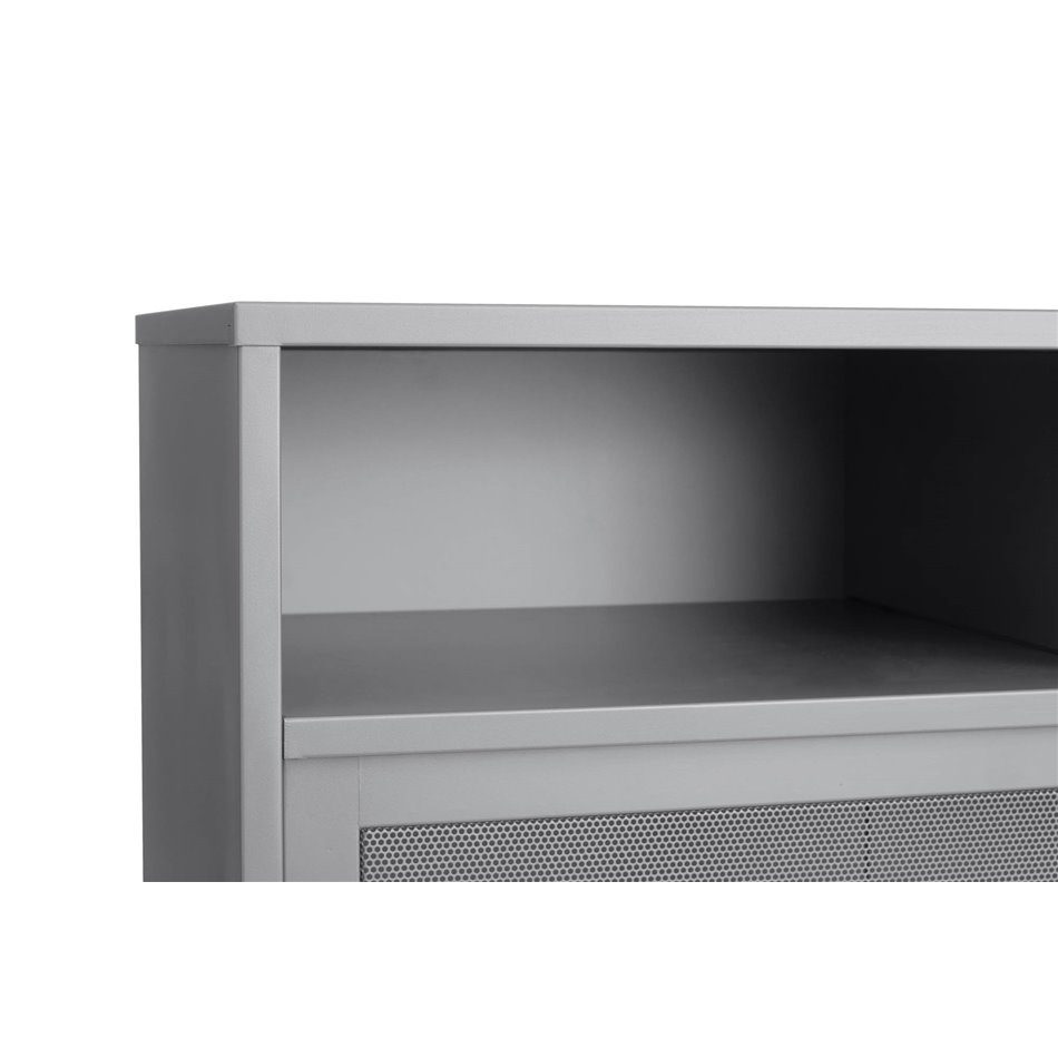 Шкаф Uvep, серый, сталь, H140х90х40см