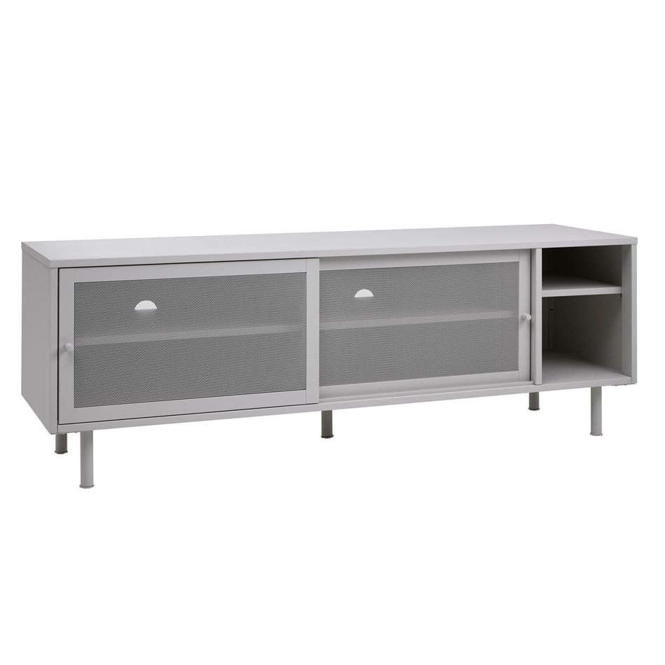 TV table Uvep, grey, steel, H55x160x45cm