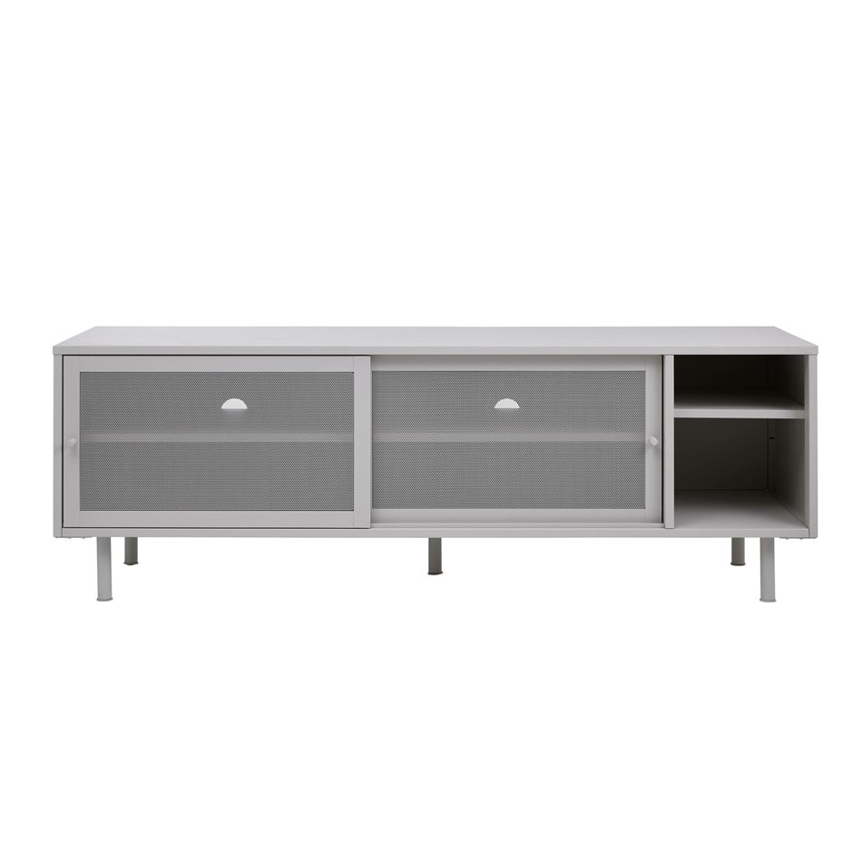 TV table Uvep, grey, steel, H55x160x45cm