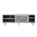 TV table Uvep, grey, steel, H55x160x45cm