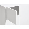 Шкаф Unbera, белый, MDF, H100х80х40см