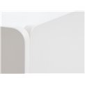 ТВ столик Unbera, белый, MDF, H55х160х45см